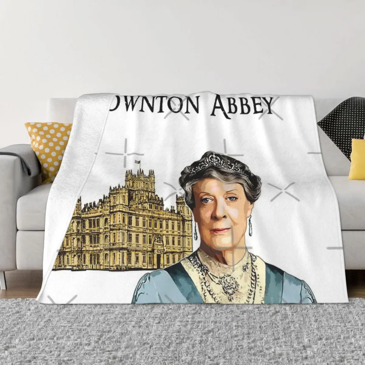 Downton Abbey Lady Violet Crawley Blanket Bedverse On The Bed Girl Bed Covers Nuotrauka 0