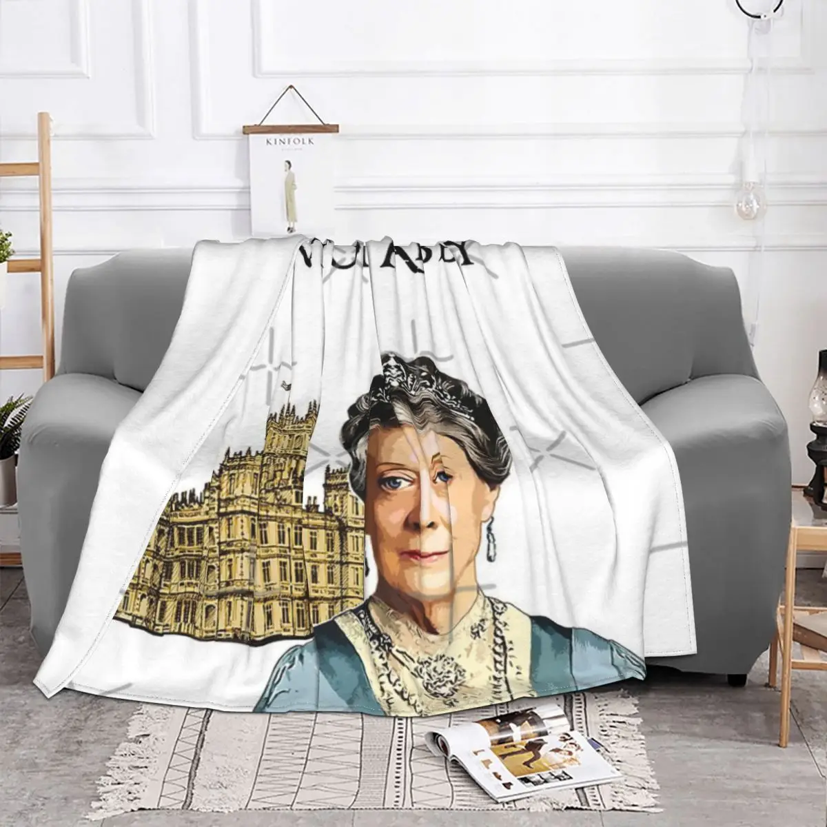 Downton Abbey Lady Violet Crawley Blanket Bedverse On The Bed Girl Bed Covers Nuotrauka 1