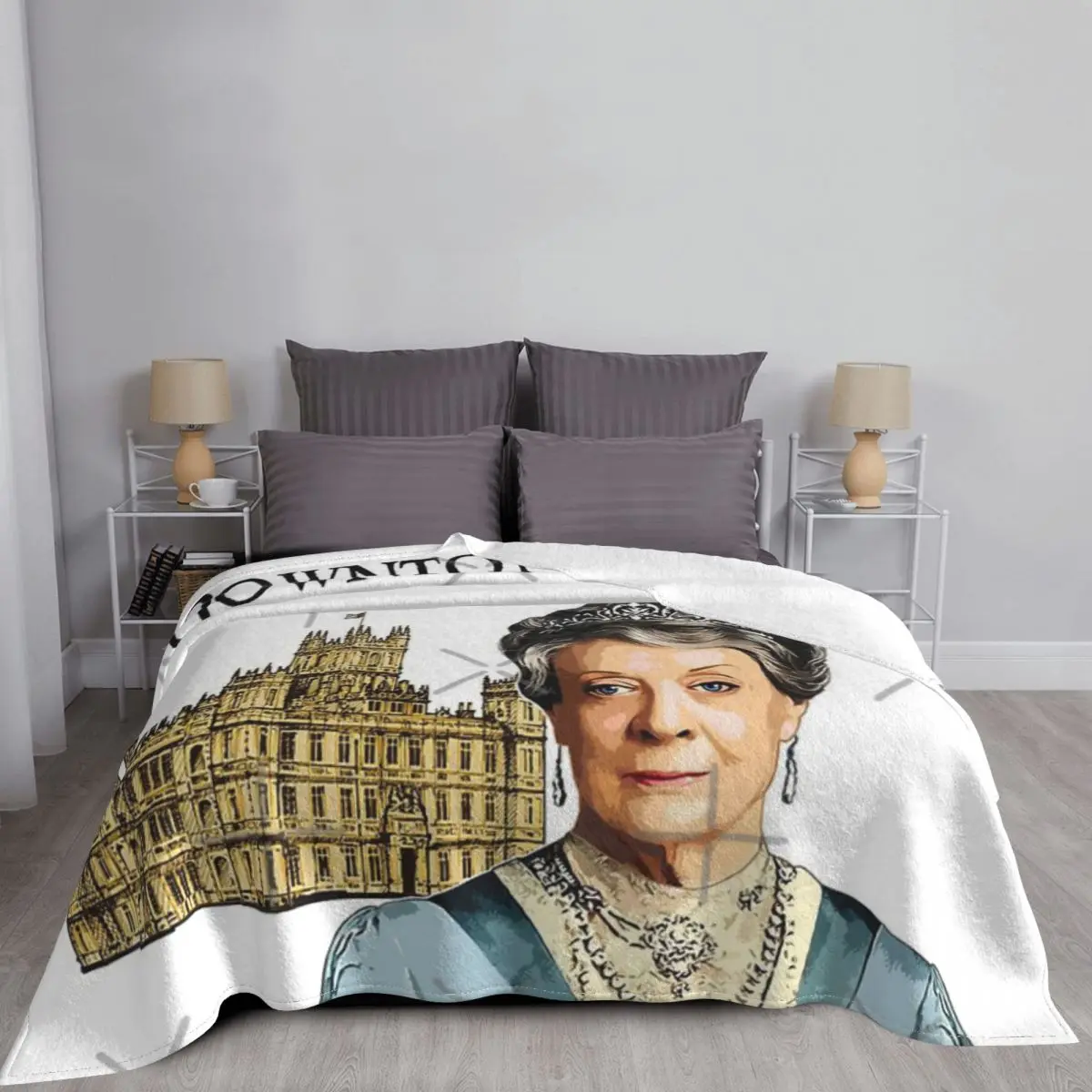 Downton Abbey Lady Violet Crawley Blanket Bedverse On The Bed Girl Bed Covers Nuotrauka 5