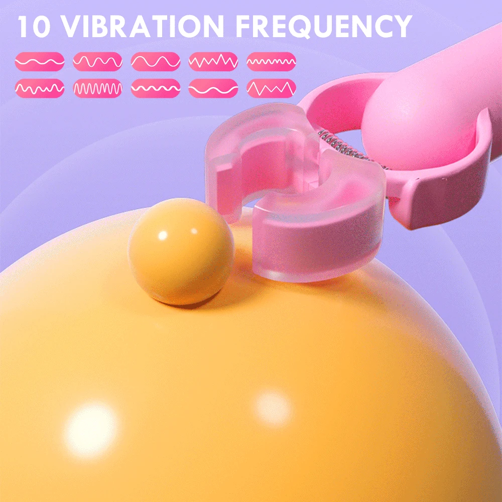 10 režimų elektrinis spenelių spaustukas krūtų masažas vibratorius vibratorius stiprintuvas vergija suaugusiųjų stimuliatorius sekso žaislai moterims poros moterys Nuotrauka 1