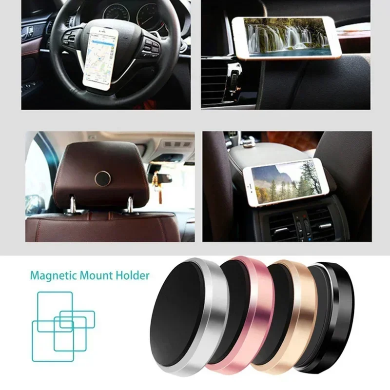 Magnetinis automobilinis telefono laikiklis stovi automobilyje IPhone 15 14 13 11 XR Pro Huawei magnetas Mount Cell Mobile Wall Nightstand palaikymas GPS Nuotrauka 5