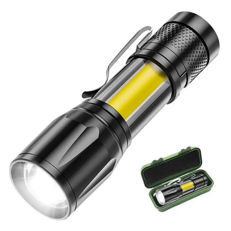 1 ~ 10PCS Didelės galios XP-GQ5 įkraunamas LED žibintuvėlis Mini priartinimas Lauko kempingas Stiprus lempos žibintas Vandeniui atsparus taktinis Nuotrauka 2