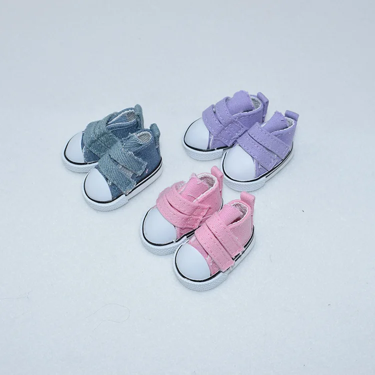 1 Pora drobinių batų BJD Doll Fashion Mini žaisliniai batai Sportbačiai Lėlių batai rusiškiems lėlių priedams Aukštos kokybės 5cm Nuotrauka 4