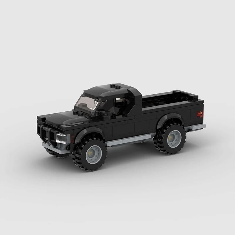 MOC pikapas Mini furgonas Miesto įrankis Automobilio greičio čempionai Galios rinkiniai Statybiniai blokai Kaladėlės Transporto priemonės technika Vaikiški žaislai Dovanų berniukas Nuotrauka 0
