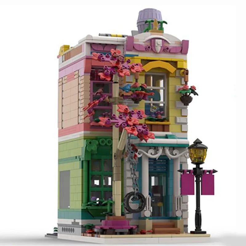 Moc Building Bricks City Street View Modelis Bendruomenės centras Technologijos moduliniai blokai Dovanos Žaislai vaikams 