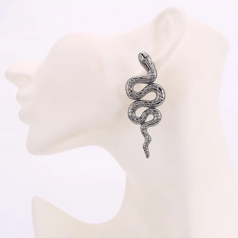 Sehuoran Oorbellen Stud Earings Boho Snake Vintage auskarai moterims Gyvatė Moteris Mada Papuošalai Asmenybė Auskaras Brinco Nuotrauka 1