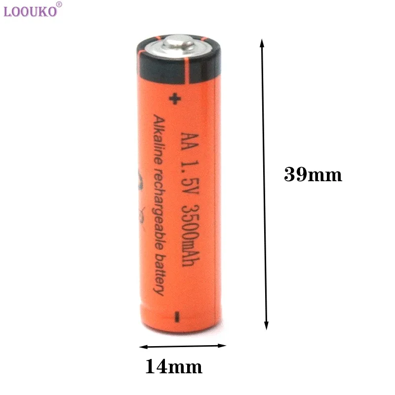AA Baterija 1.5V 3500mAh USB įkroviklis AA įkraunama baterija belaidei pelei oro kondicionieriaus nuotolinio valdymo pultas elektrinis žaislas Nuotrauka 1