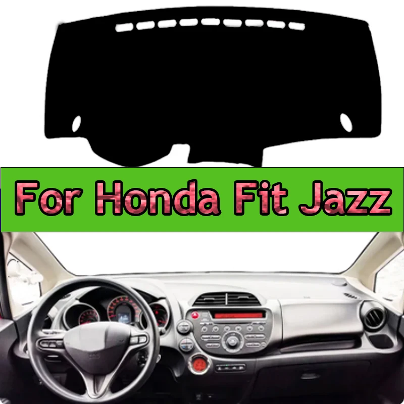 Automobilio prietaisų skydelio dangtelis Honda Fit Jazz 2010 2011 2012 2013 Automobilių prietaisų skydelis Kilimėlis DashMat kilimas ANti-UV NESLIDUS Nuotrauka 0
