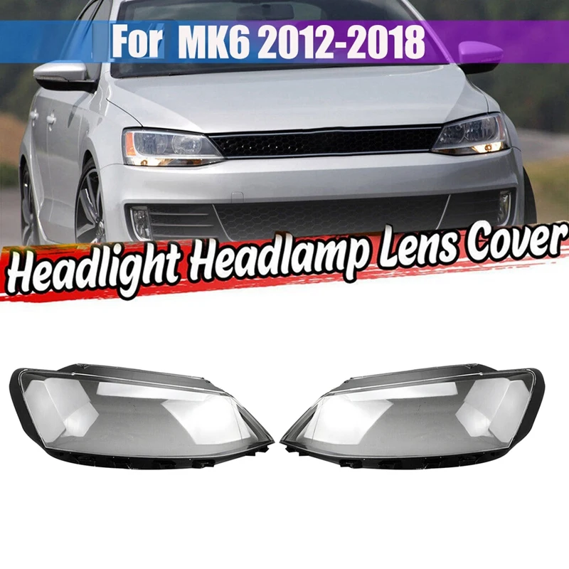 Automobilio priekinio žibinto objektyvo dangtelio galvutės šviesos lempos atspalvio apvalkalo objektyvo gaubtas VW Jetta (Sagitar) MK6 2012-2018 Nuotrauka 5