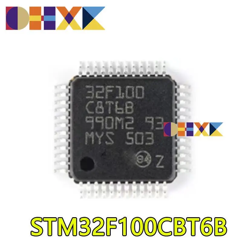 【5-2PCS】STM32F100CBT6B paketas LQFP48 naujas originalus mikrovaldiklio mikrovaldiklis Nuotrauka 0