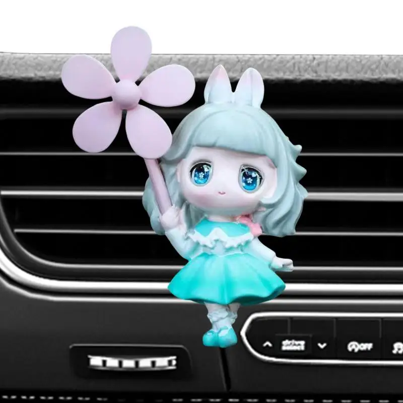 Car Cute Cartoon Animal Air Vent Clip Car Interior Decoration Car Clip Refreshener Air Charm Air Vent priedai Dekoracijos Nuotrauka 3