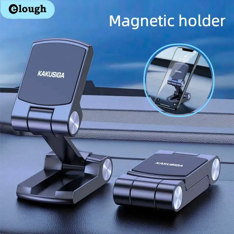 Magnetinis automobilinio telefono laikiklis Sulankstomas 225° sukimosi magnetas Telefono laikiklis iPhone Xiaomi automobilyje Mobiliojo telefono laikiklis stovas Nuotrauka 0