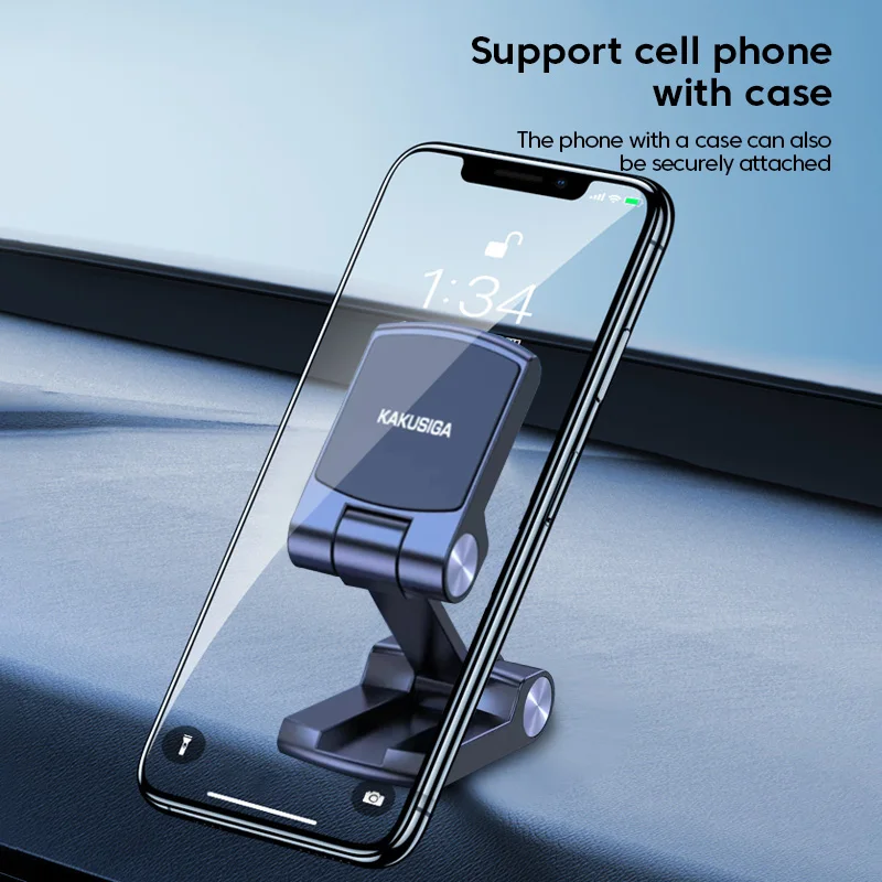 Magnetinis automobilinio telefono laikiklis Sulankstomas 225° sukimosi magnetas Telefono laikiklis iPhone Xiaomi automobilyje Mobiliojo telefono laikiklis stovas Nuotrauka 3