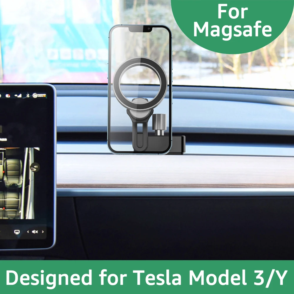 Untoom magnetinis automobilinio telefono laikiklis, skirtas Tesla Model 3 Model Y Universalus magnetas Automobilinis telefono laikiklis, skirtas iPhone 14 13 12 Pro Magsafe Nuotrauka 3