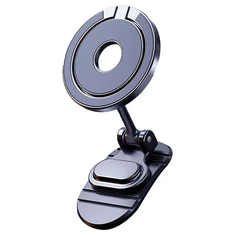 Automobilio magnetas Telefono laikiklis Sulankstomas 360 laipsnių pasukimas Prietaisų skydelis Telefono laikiklis Universalus prietaisų skydelio telefono laikiklis visiems mobiliesiems telefonams Nuotrauka 0