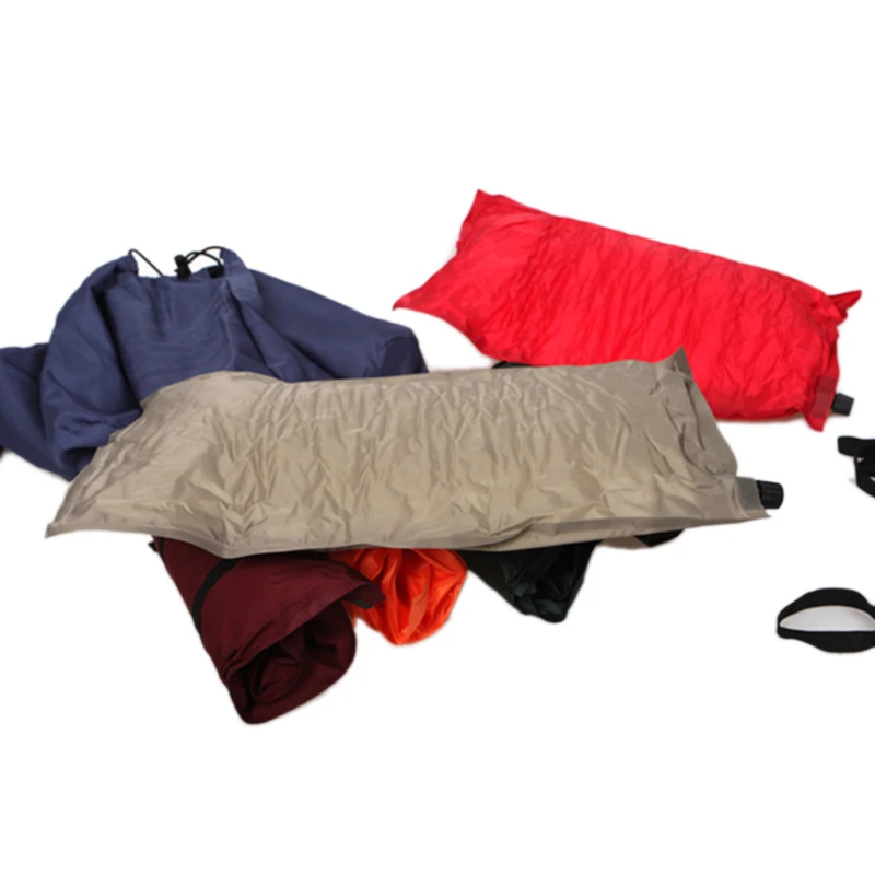 Nauja savaime pripučiama pagalvė Kempinė itin lengva sulankstoma kompaktiška automatinė pripučiama pagalvė Lauko kelionių kempingo pagalvė Nuotrauka 2