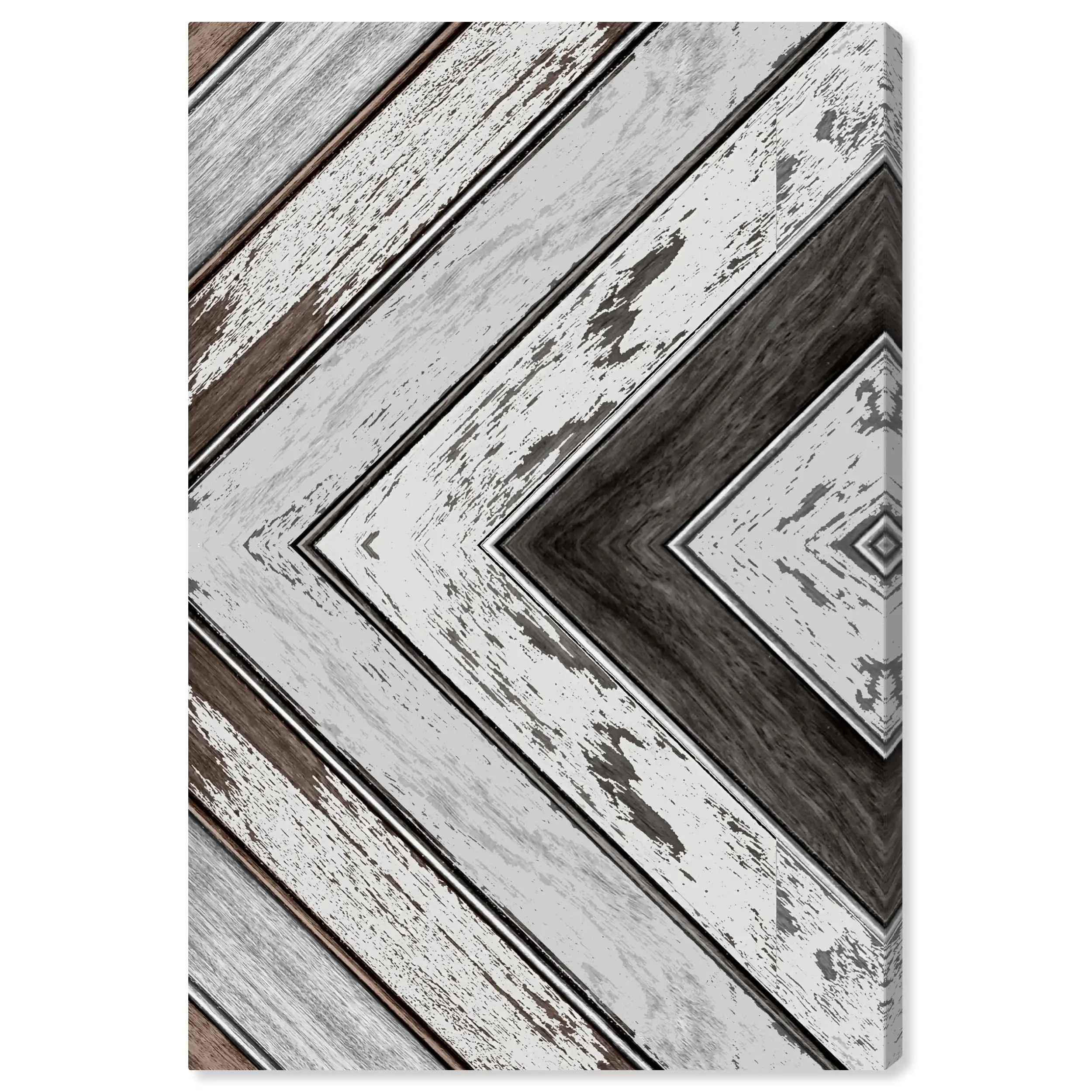 Nutildytas medis Abstrakčios sienos meno spauda Balta 20x30 Patvarus žemo profilio prabangus koloritas Nuotrauka 0