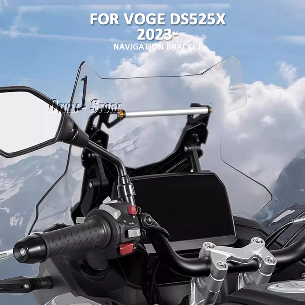 skirta VOGE DSX 525 DSX525 DS525X 2023 Motociklų priedai Nauji 12/22mm GPS laikiklis Navigacijos laikiklis Mobiliojo telefono laikiklis Nuotrauka 1