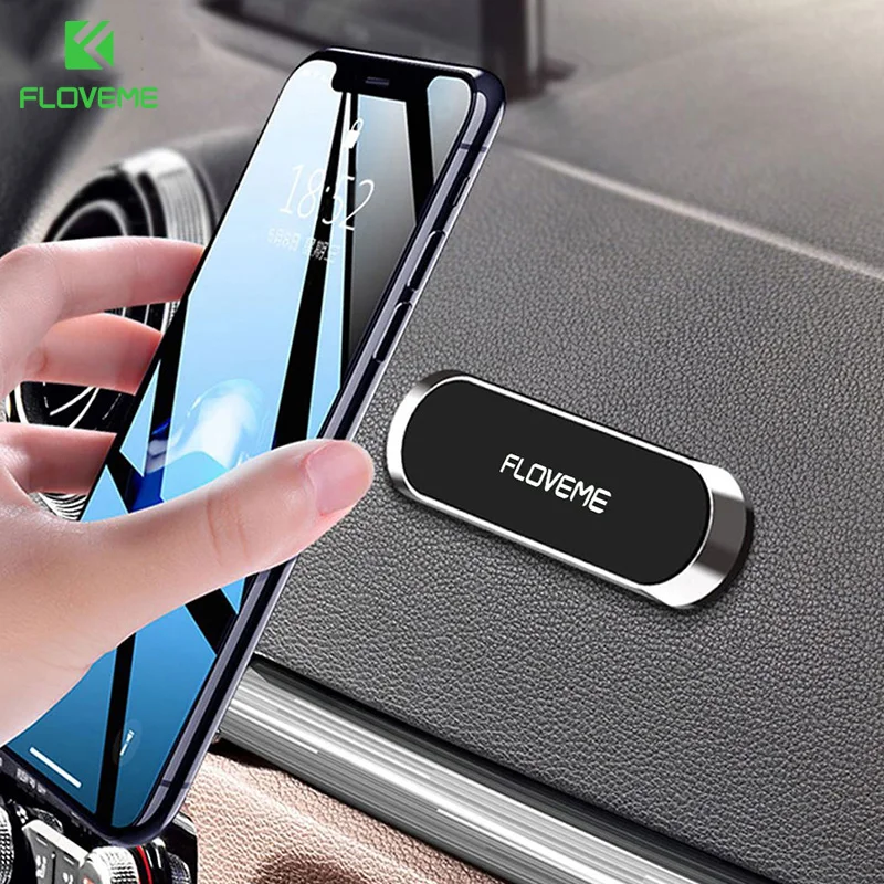 Floveme magnetinis automobilinis telefono laikiklis automobilio laikiklyje Dashboad Įklijuoti telefono stovą Universalus GPS palaikymas iPhone Samsung Xiaomi Huawei Nuotrauka 0