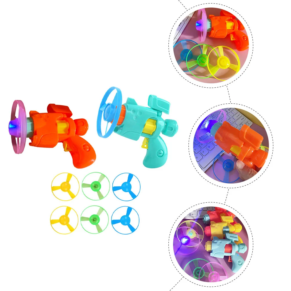 Stick Lights lavinamieji žaisliniai rankiniai lauko dovanos ABS skraidantys diskai mėtyti lėkštę Vaikų žaidimo rinkiniai Nuotrauka 4