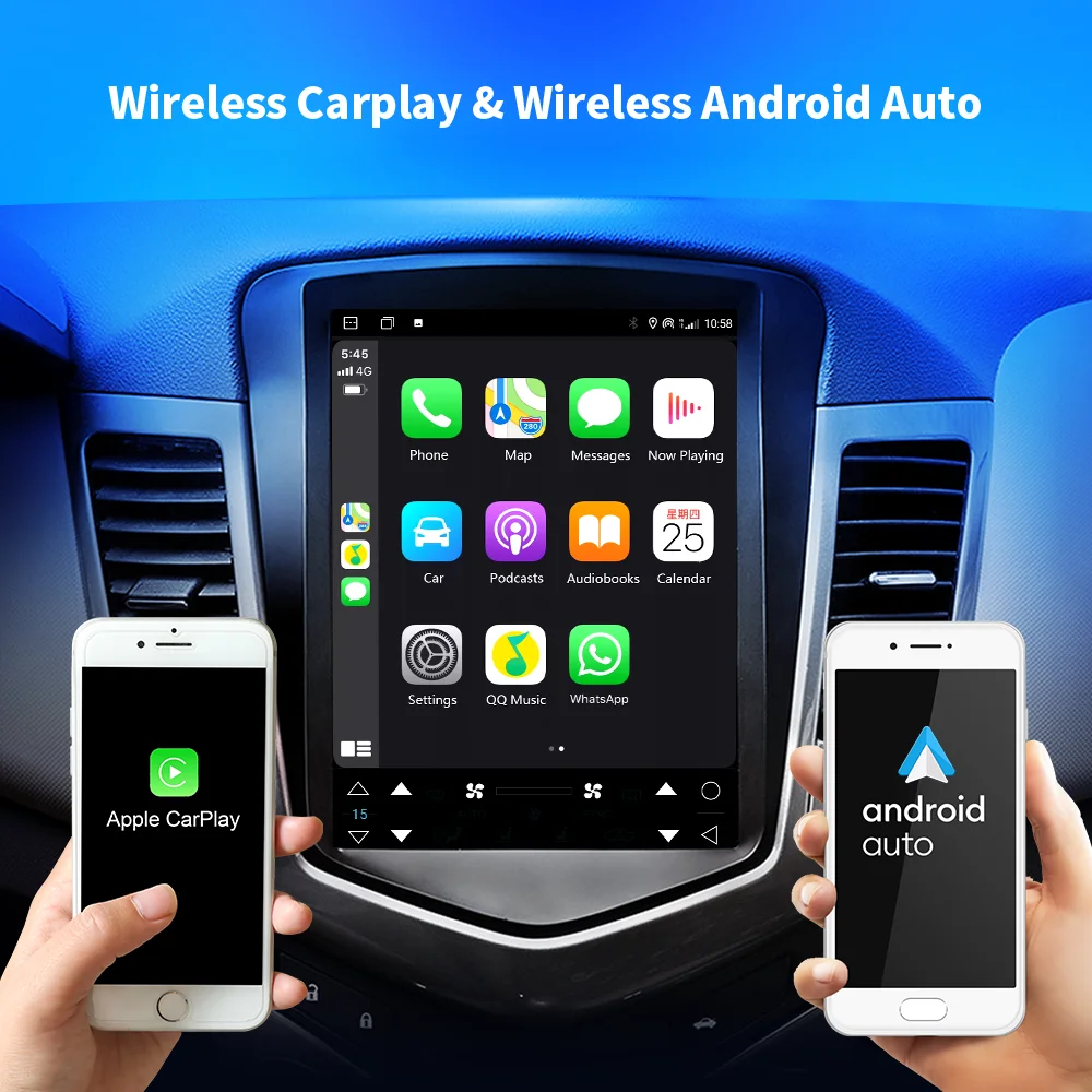JUSTNAVI Android Tesla stiliaus automobilių radijo GPS navigacijos grotuvas Ford Tourneo Transit 2012-2023 Carplay Multimedia 2Din grotuvas Nuotrauka 3