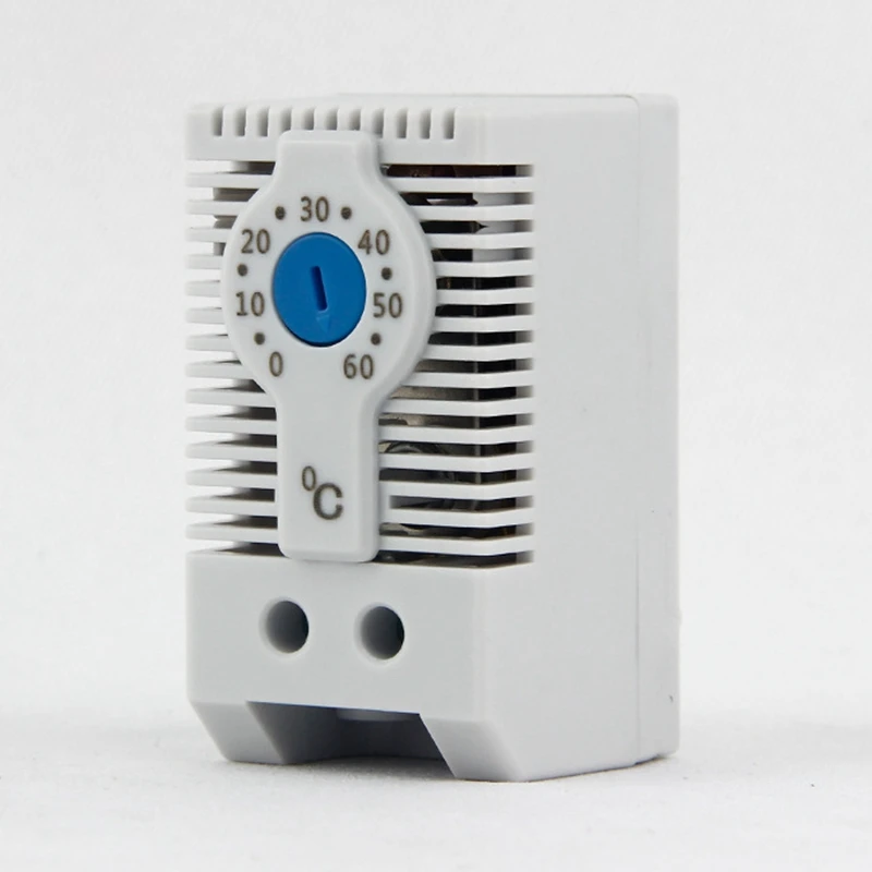 Skatinimas! KTS011 NO paprastai atidarytas reguliuojamas mechaninis temperatūros reguliatorius spintelės termostatas Din Rail, naudojamas aušinimui Nuotrauka 3