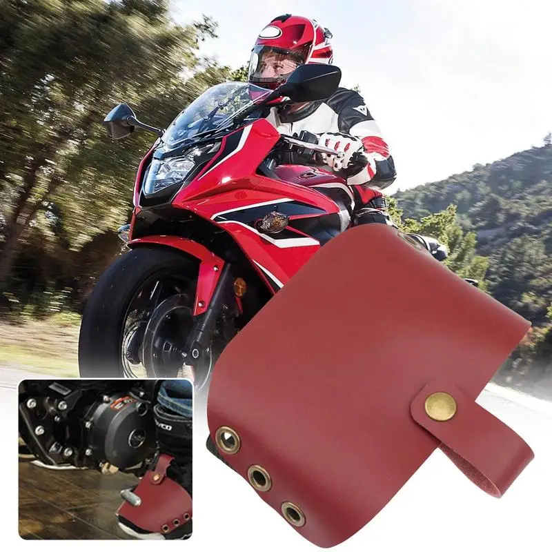 Gear Shifter Pad Motociklo motociklo batų dangtelio padas Motociklo perjungimo padas 1Pc batų bagažinės dangtelio apsauga Elastinė juosta ir snapas Nuotrauka 4
