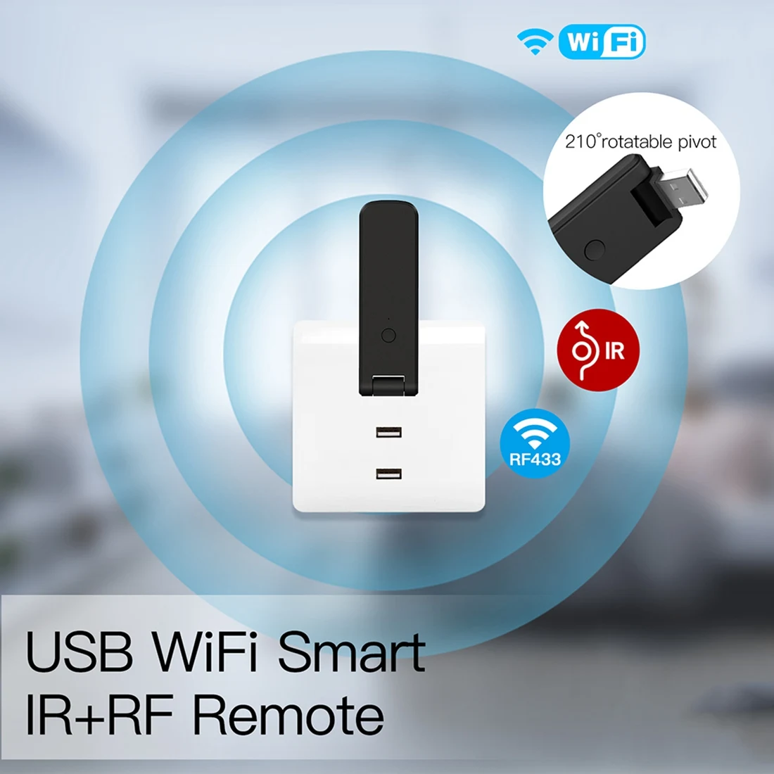 Tuya Smart RF IR nuotolinio valdymo pultas WiFi USB maitinimas Išmanieji namai oro kondicionieriui televizoriui LG TV palaikymas Alexa,Google Home Nuotrauka 4