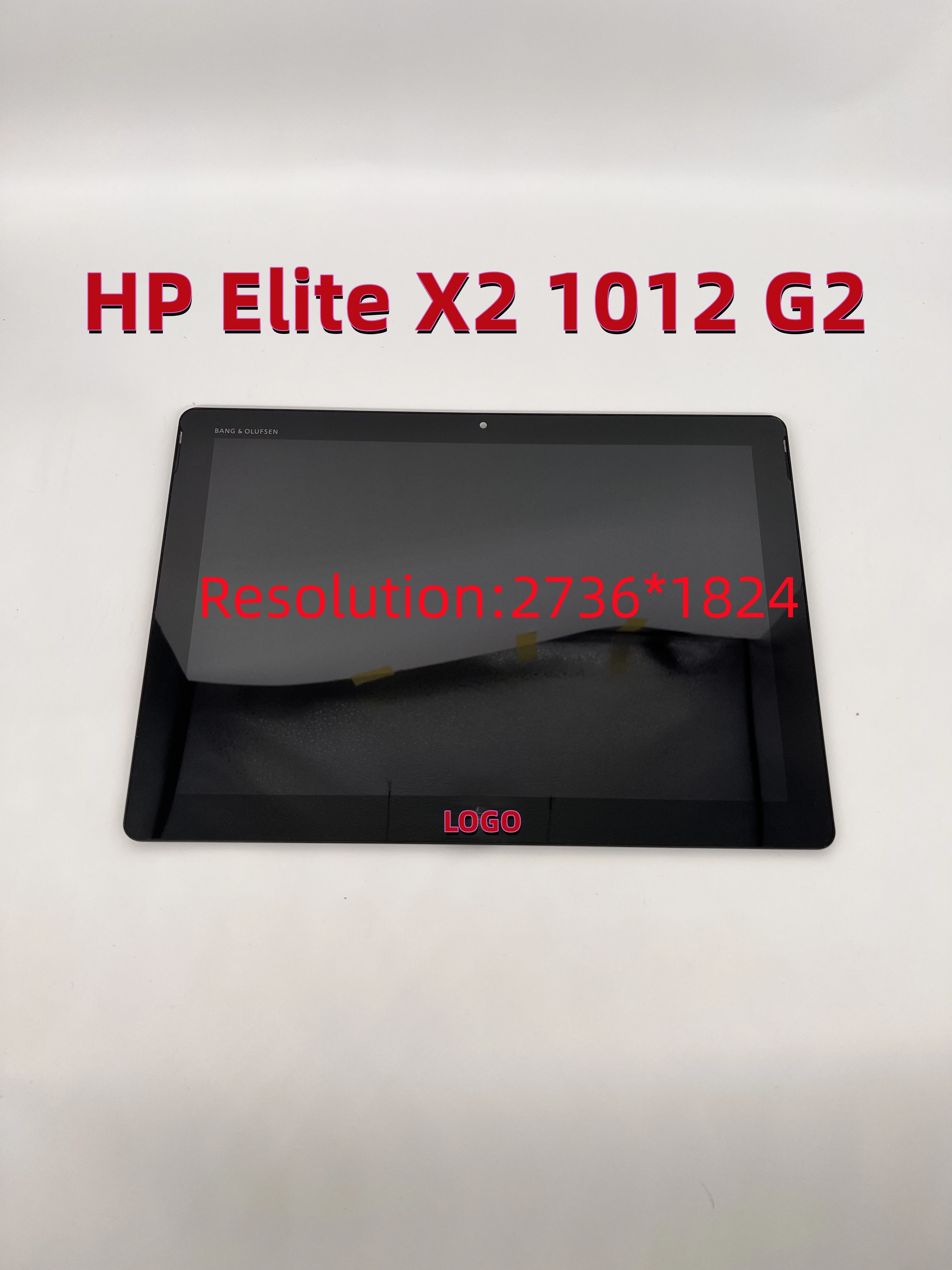 12.3Inch skirtas HP Elite x2 1012 G2 LCD LED jutiklinio ekrano skaitmeninimo įrenginio keitimo mazgas su rėmeliu 925556-001 925556-001 Nuotrauka 0