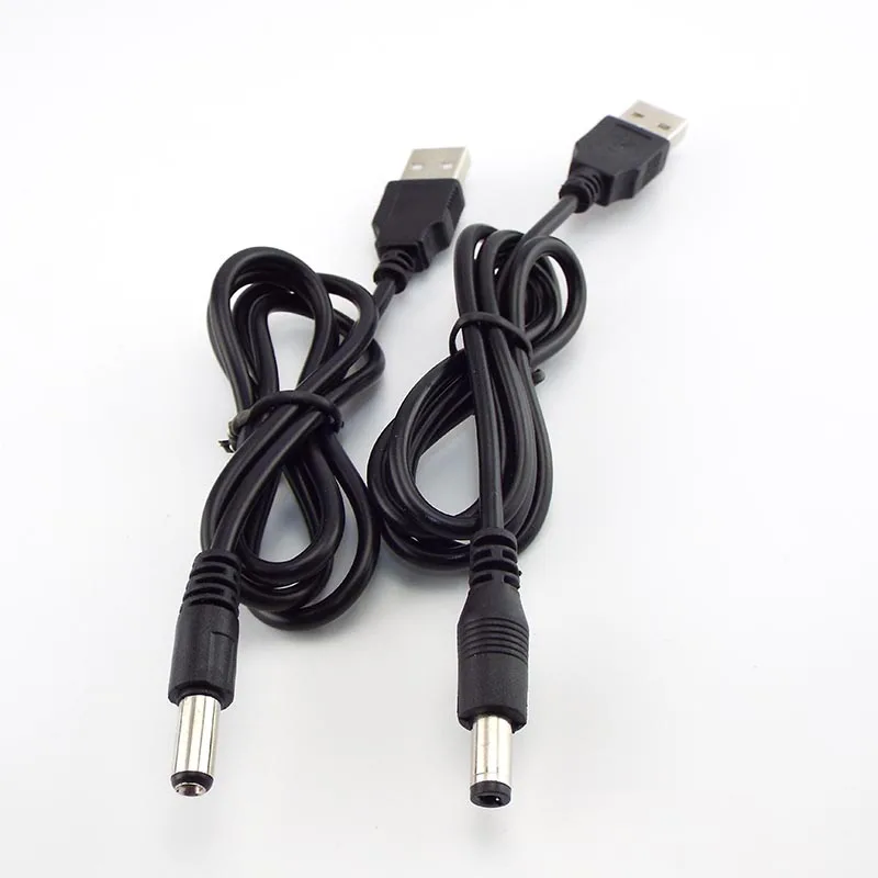  A tipo USB vyriškas prievadas į DC 5V 2.0*0.6mm 2.5* 0.7mm 3.5* 1.35mm 4.0* 1.7mm 5.5* 2.1mm 5.5 * 2.5mm Kištuko lizdo maitinimo kabelio jungtis Nuotrauka 3