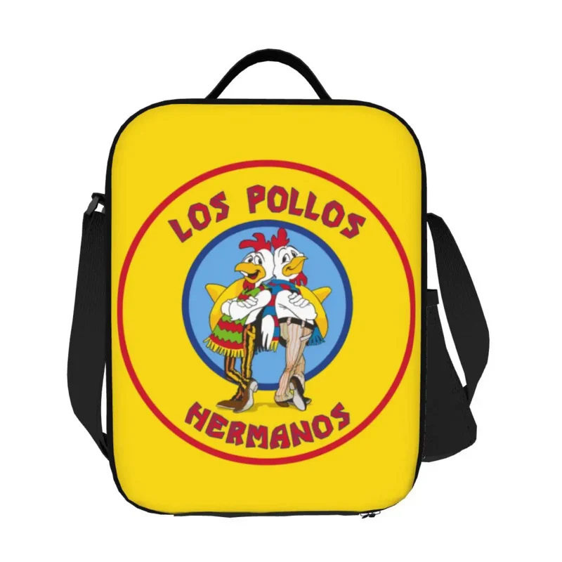 Breaking Bad Los Pollos Hermanos Resuable Box for Leak The Chicken Brothers Cooler Thermal Food Insulated Lunch Bag Nuotrauka 3