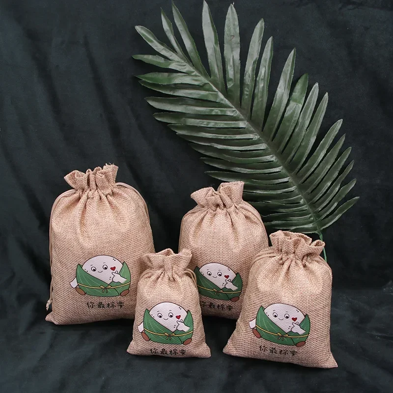 Moxa Dragon Boat Festival paketėlis žolelių maišelis nuo uodų nešiojamas krepšys zongzi sūdytos anties kiaušinių dovanų kolekcija mažas audinio maišelis Nuotrauka 0