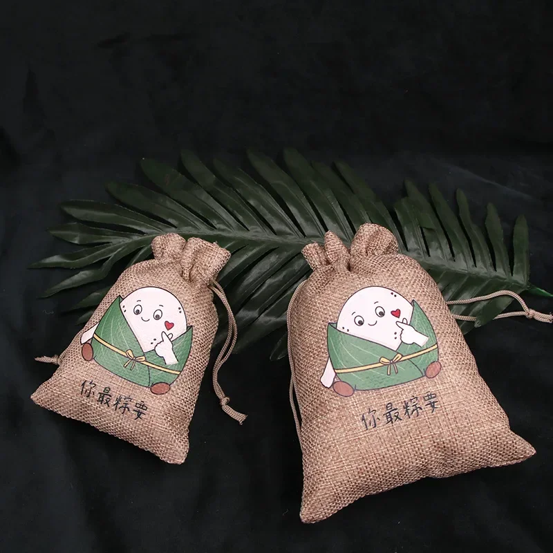 Moxa Dragon Boat Festival paketėlis žolelių maišelis nuo uodų nešiojamas krepšys zongzi sūdytos anties kiaušinių dovanų kolekcija mažas audinio maišelis Nuotrauka 1
