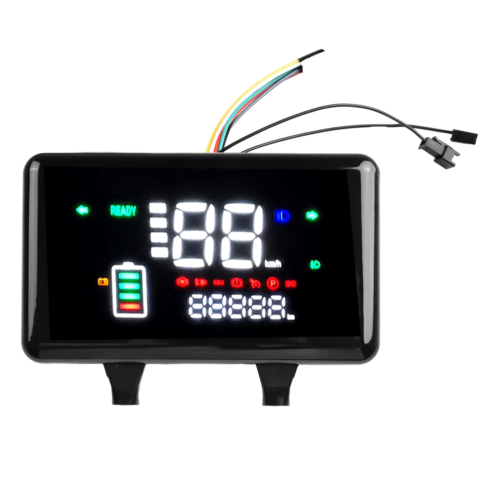 E-dviračio ekranas Greičio matuoklio ekranas DC48V/60V/72V LCD skirtas 