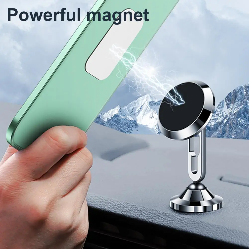 Magnetinis telefono laikiklis Plokščio paviršiaus telefono magnetinis laikiklis Automobilio prietaisų skydelis Magnetinis telefono laikiklis Nuotrauka 1
