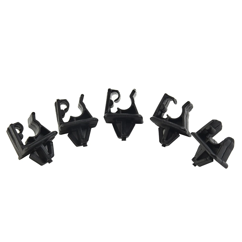 5vnt Kia Carens 1999-2006 Sportage QL 2016-2021 SL 2011-2016 Hood Bonnet Rod Support Prop Stay Clips Black Clamps Nuotrauka 5