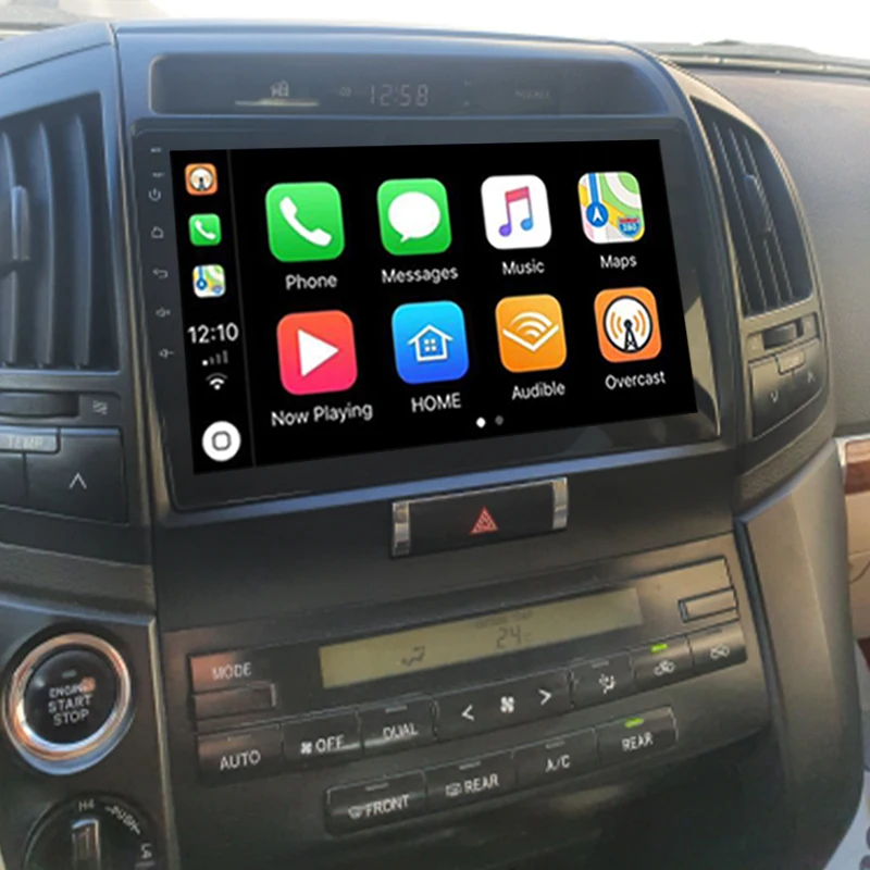 Android 13 skirta Toyota Land Cruiser 11 Automobilių radijas Multimedijos grotuvas GPS navigacijos automobilis Android Auto Carplay 2 din Nr. DVD Nuotrauka 1
