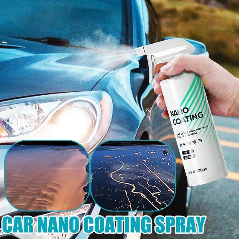 Car Coating Spray Car Nano Spray Paint Brightening Spray Fast Car Coating Wax Polishing Spray Ilgalaikis automobilio lenkų agentas Nuotrauka 1