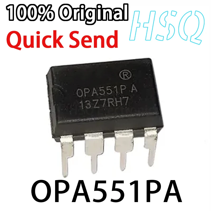 1PCS OPA551P OPA551PA DIP8 supakuotas inline operacinis stiprintuvas Aukštos įtampos ir didelės srovės operacinis stiprintuvas Nuotrauka 0