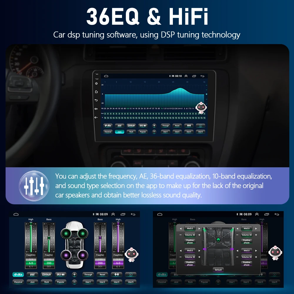 Podofo 4G CarPlay Android radijas, skirtas Opel Insignia 2009-2013 Buick Regal Multimedia Player GPS Stereo Ai Voice utoradio Unit Nuotrauka 4