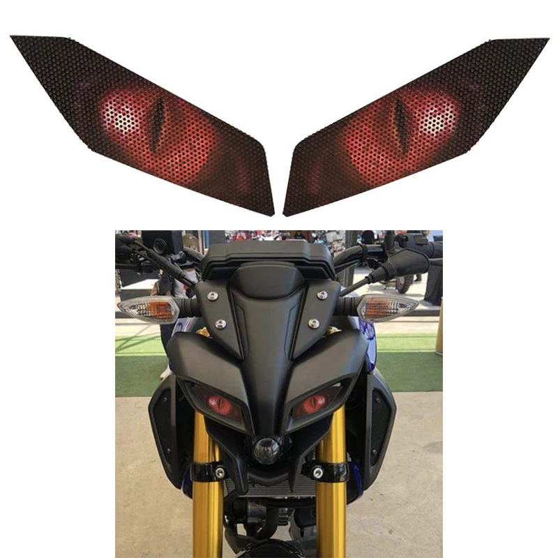 Motociklo priekinių žibintų apsaugos lipdukas Priekinių žibintų lipdukas Apsaugos lipdukas Yamaha MT-09 2017 03 modeliui Nuotrauka 5