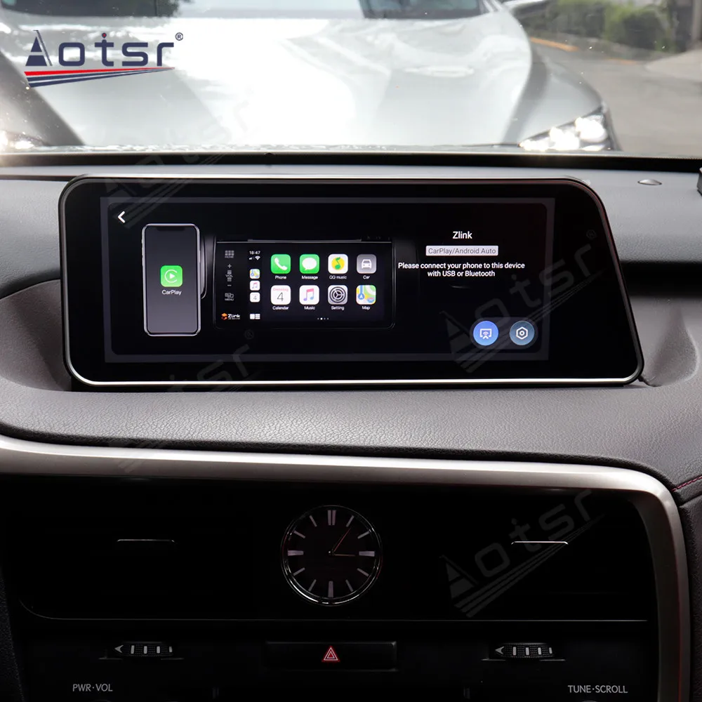 Android Qualcomm Octa-core Carplay automobilinis radijas, skirtas LEXUS RX RX200 RX350 RX450 2016 - 2022 Car DVD vaizdo grotuvas GPS stereo headunit Nuotrauka 3