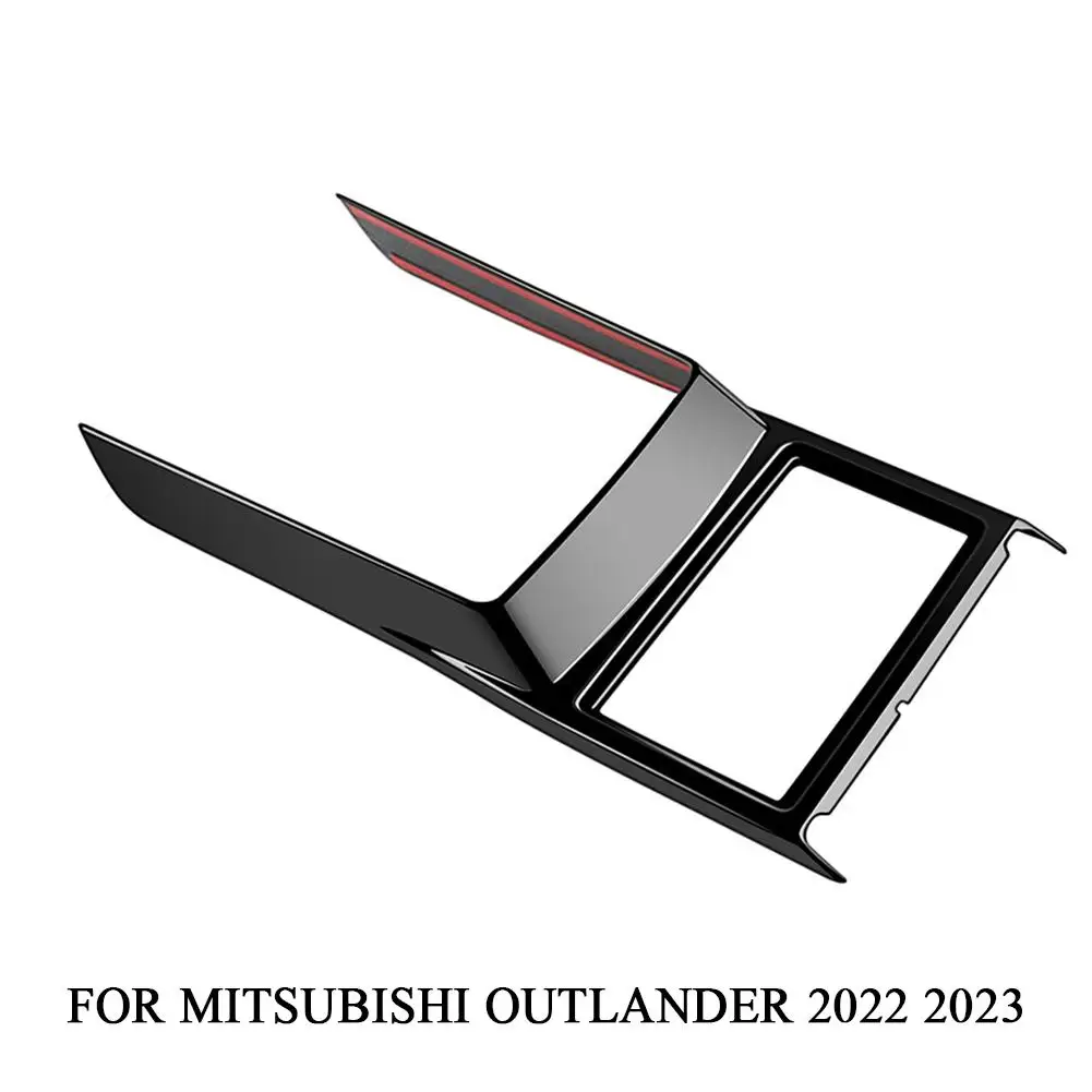 skirta Mitsubishi Outlander 2022 Centrinis valdymo priekinio puodelio laikiklis Dekoratyvinis skydelio dangtelis ABS anglies pluošto interjero aksesuarai Nuotrauka 3