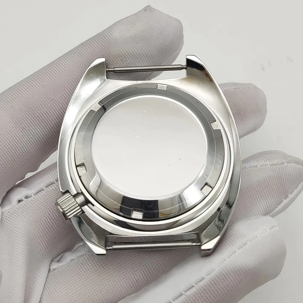 Keraminis rėmelis Juodai baltas skyriaus žiedo laikrodžio dėklas NH35, nerūdijančio plieno safyro stiklo dėklas NH35A NH36 judėjimui, 3.8 karūna Nuotrauka 2