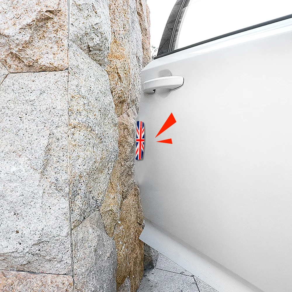 4Pcs Car Vehicle Door Edge Scratch Collision Guard Strip Lipdukas Britain UK England Flag Decor Car Supplies Accessories Products Nuotrauka 3