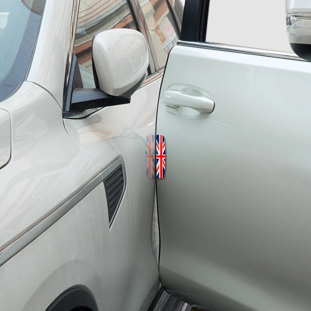 4Pcs Car Vehicle Door Edge Scratch Collision Guard Strip Lipdukas Britain UK England Flag Decor Car Supplies Accessories Products Nuotrauka 4