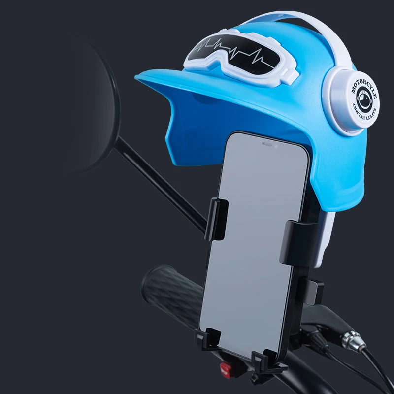 Gravitacijos motociklo telefono kalnas Neperšlampamas telefono laikiklis stovas su šalmais Skydelis nuo saulės elektriniam kalnų dviračiui Paspirtukas Purvo dviratis Nuotrauka 3