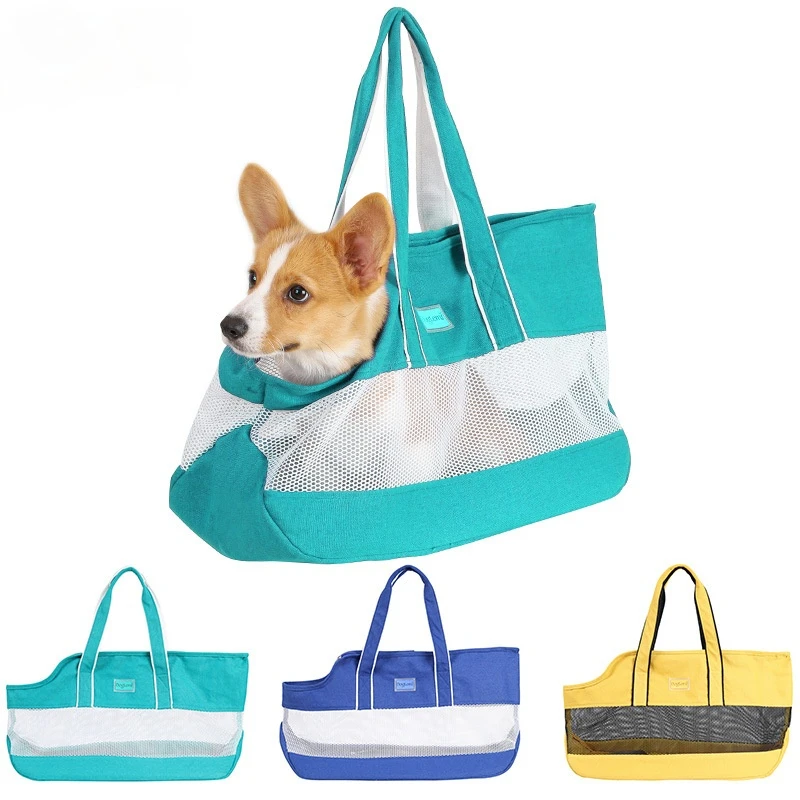 Pet Canvas Bag for Outcoming Use Patvarus katės, šuns ir šuniuko nešiojimo krepšys Kvėpuojantis nešiojamas naminių gyvūnėlių nešiojimo krepšys Nuotrauka 1