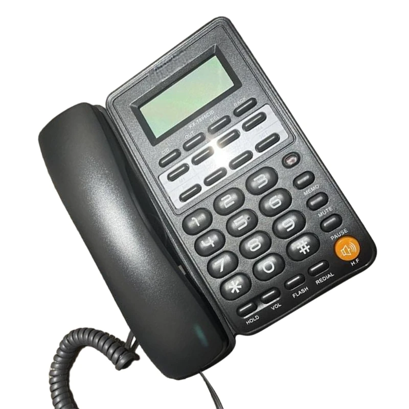 Stalinis laidinis telefonas namų fiksuotojo ryšio telefonui su dideliais mygtukais Garsiakalbis Telefonas namų biuro viešbučiui Nuotrauka 3