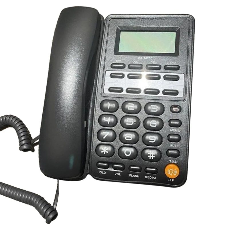 Stalinis laidinis telefonas namų fiksuotojo ryšio telefonui su dideliais mygtukais Garsiakalbis Telefonas namų biuro viešbučiui Nuotrauka 4